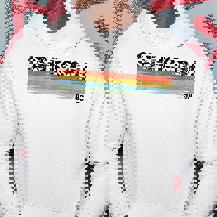 オシュコシュ、ウィスコンシン州エリアコード 920 レトロヴィンテージスタイルtシャツ パーカー 面白い贈り物