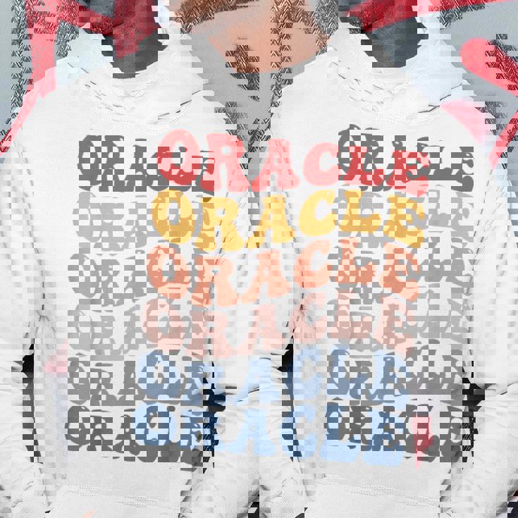 オラクル・グルーヴィー・レトロ パーカー 面白い贈り物