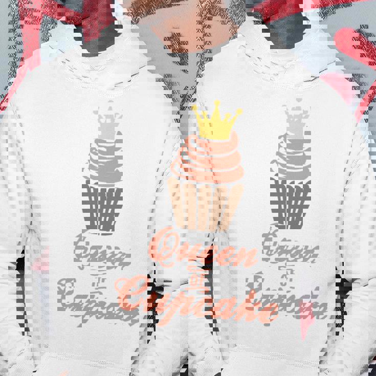 カップケーキの女王 長袖tシャツ パーカー 面白い贈り物