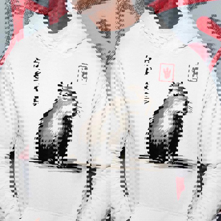 カワイイカピバラ アニメ 日本のストリートウェア おもしろカピバラ パーカー 面白い贈り物