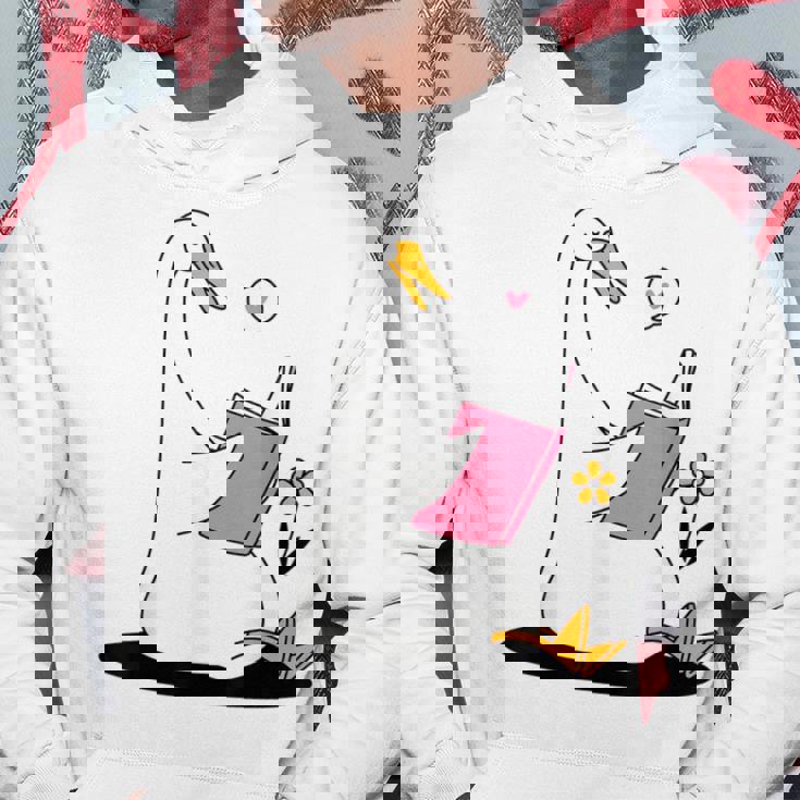 ガチョウ 読書本 ジョーク 面白い アヒル 愚かなしゃれ 読者 ユーモア パーカー 面白い贈り物