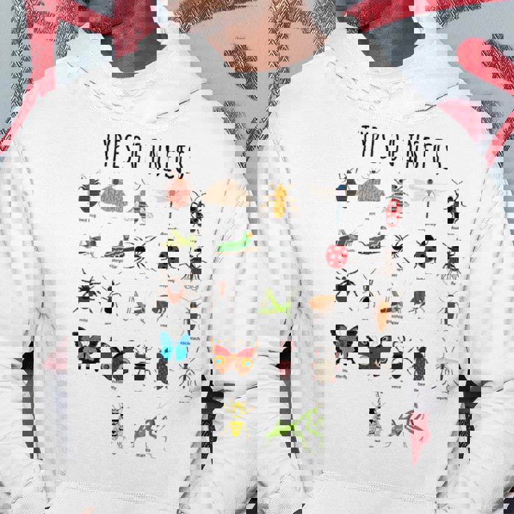 キッズ 昆虫の種類バグ識別科学 パーカー 面白い贈り物