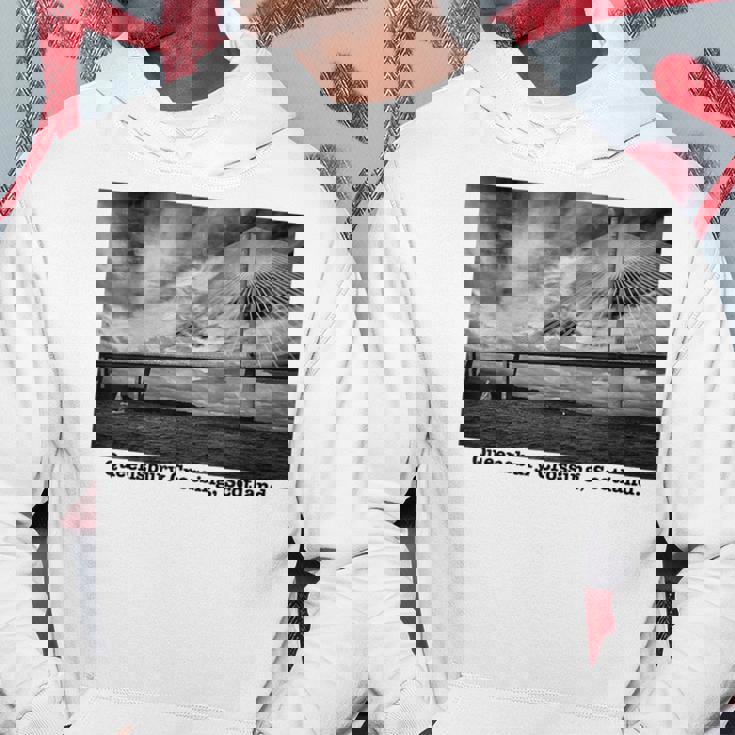 クイーンズベリークロッシング スコットランド 写真 風景 B&W ライト パーカー 面白い贈り物