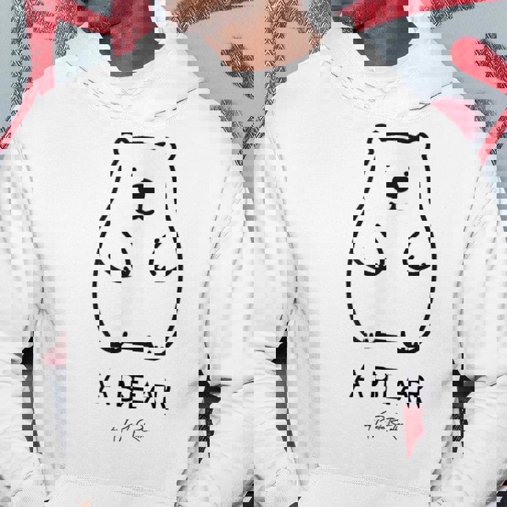 クマ 1 匹、ちょっと面白いシロクマ パーカー 面白い贈り物