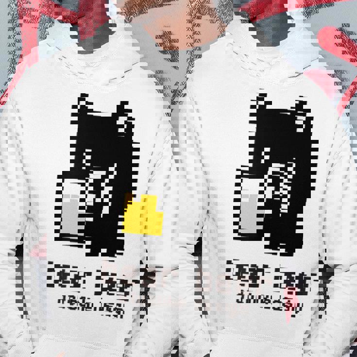 クマ ビール ドット絵 かわいい レトロ パーカー 面白い贈り物