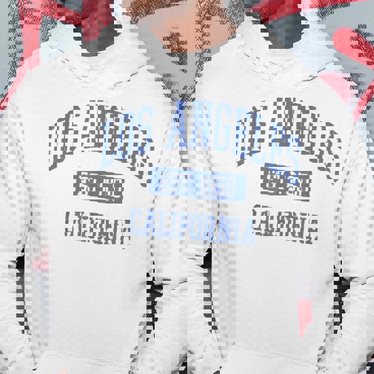 クラシック ロサンゼルス カリフォルニアブルー パーカー 面白い贈り物