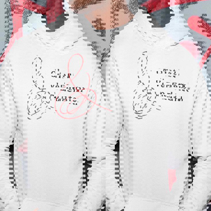 クリステル財団オフィシャルロゴ パーカー 面白い贈り物