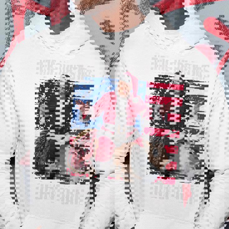 クリスマスを再び素晴らしいものにする トランプパジャマ 醜い 長袖tシャツ パーカー 面白い贈り物