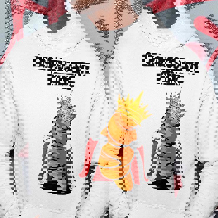 クロワッサンキング パーカー 面白い贈り物