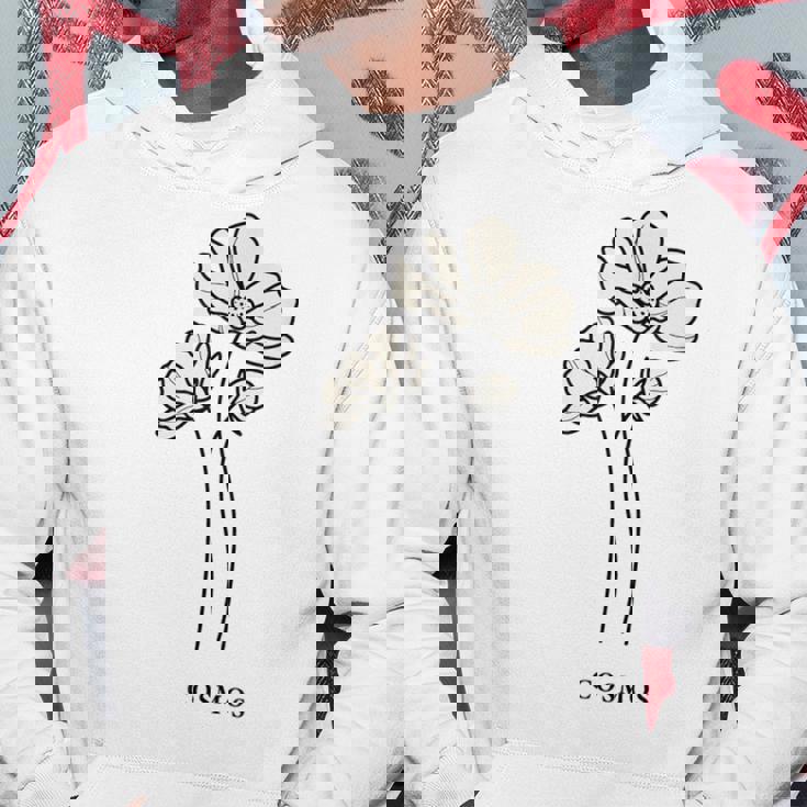 クール コスモス ボタニカル 花 かわいい コスモス 花好き パーカー 面白い贈り物