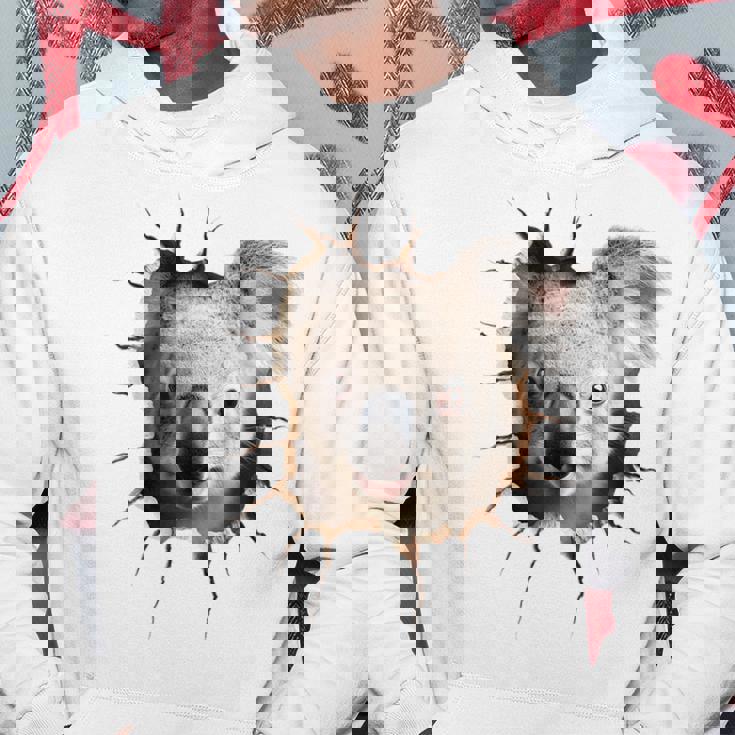 コアラ アニマル柄 動物園 ポートレート イラスト かわいい コアラ パーカー 面白い贈り物