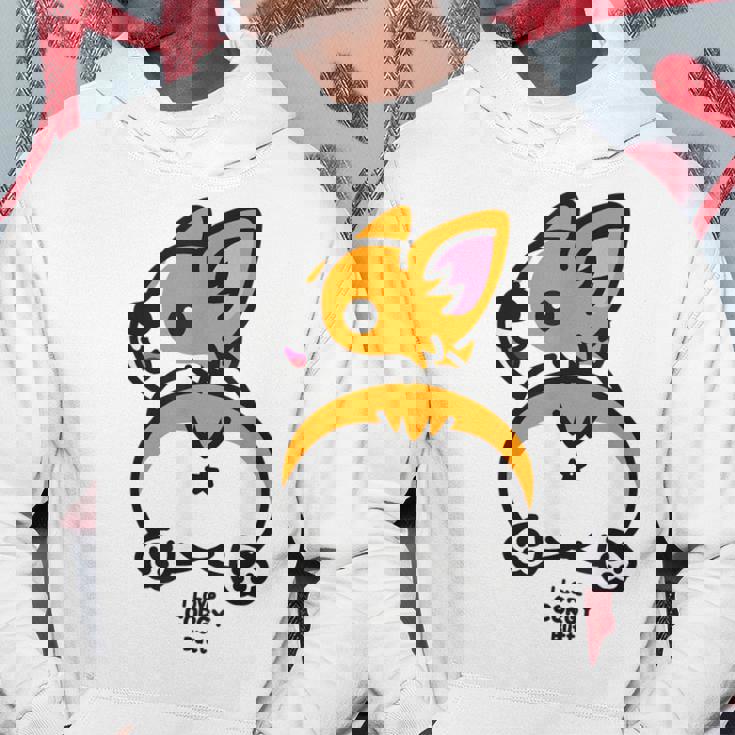 コーギーお尻大好き パーカー 面白い贈り物