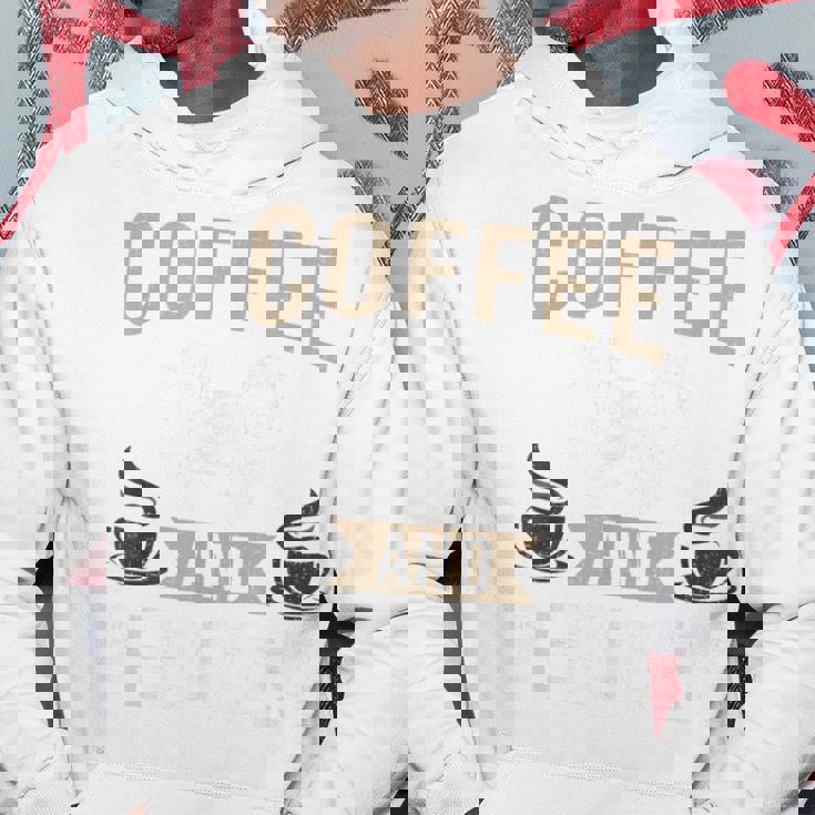 コーヒーとペキニーズ犬愛好家 パーカー 面白い贈り物