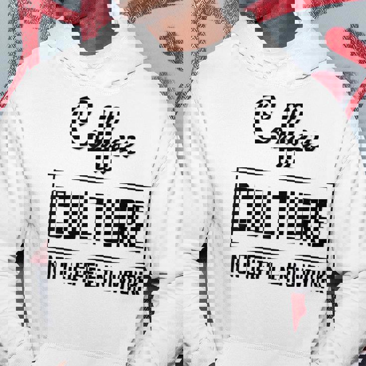 コーヒー文化 コーヒーなし 仕事なし パーカー 面白い贈り物