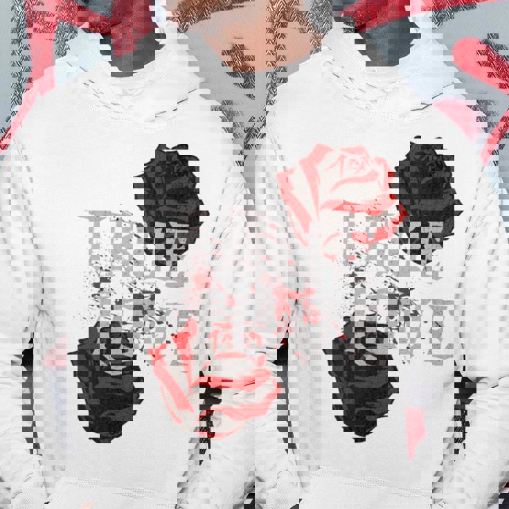 ゴシック ローズ パンク ラブ バレンタイン 学生 ロックミュージック ギグ 長袖tシャツ パーカー 面白い贈り物