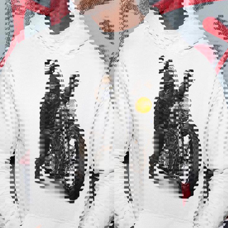 ゴリラ バイク バイカー パーカー 面白い贈り物