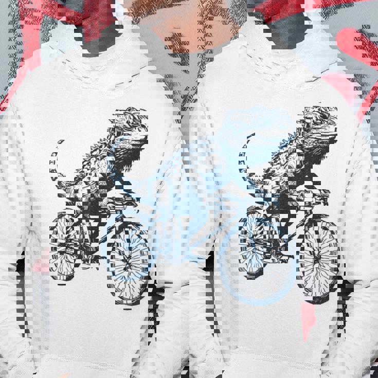 サイクリングトカゲ、爬虫類、爬虫類学、フトアゴヒゲトカゲ パーカー 面白い贈り物