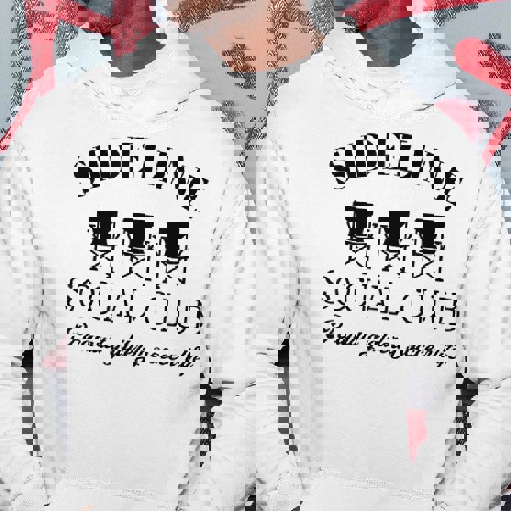 サイドライン ソーシャルクラブ ピーナッツギャラリー サッカーライフ おもしろサッカー パーカー 面白い贈り物