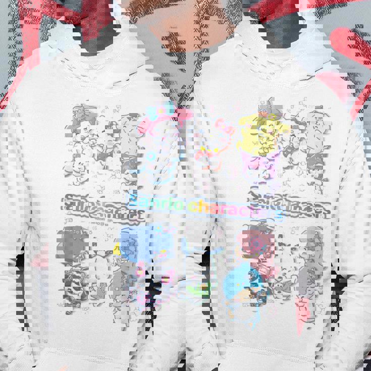 サンリオキャラクターズ サンリオキャラクター大賞デザイン 集合D パーカー 面白い贈り物