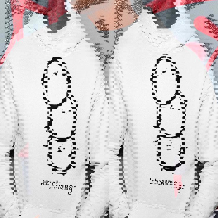 シマエナガ 北海道 雪の妖精 可愛い もふもふ 団子 パーカー 面白い贈り物