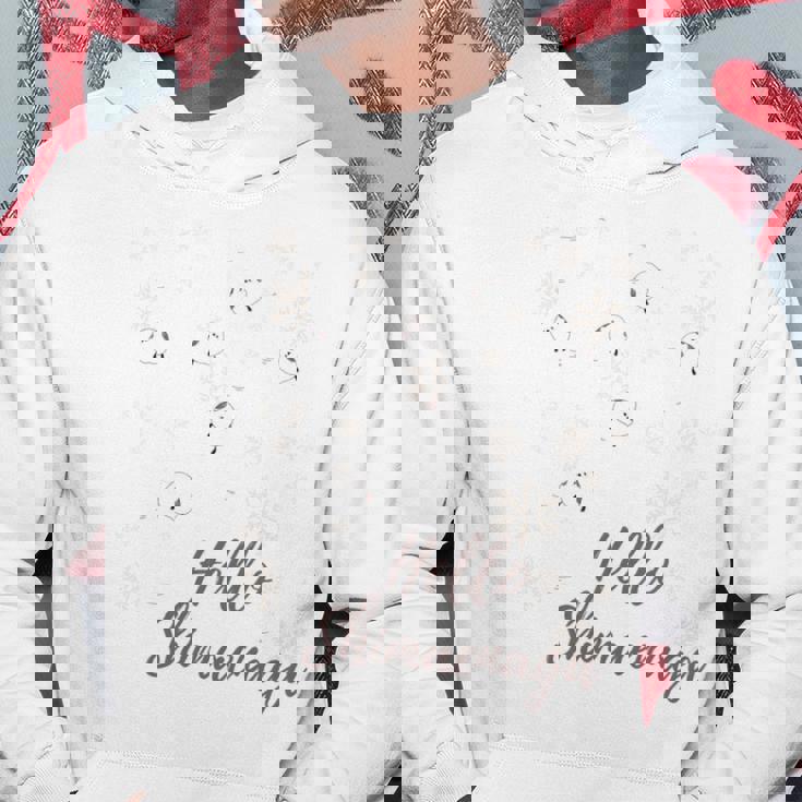 シマエナガの雪の結晶 パーカー 面白い贈り物