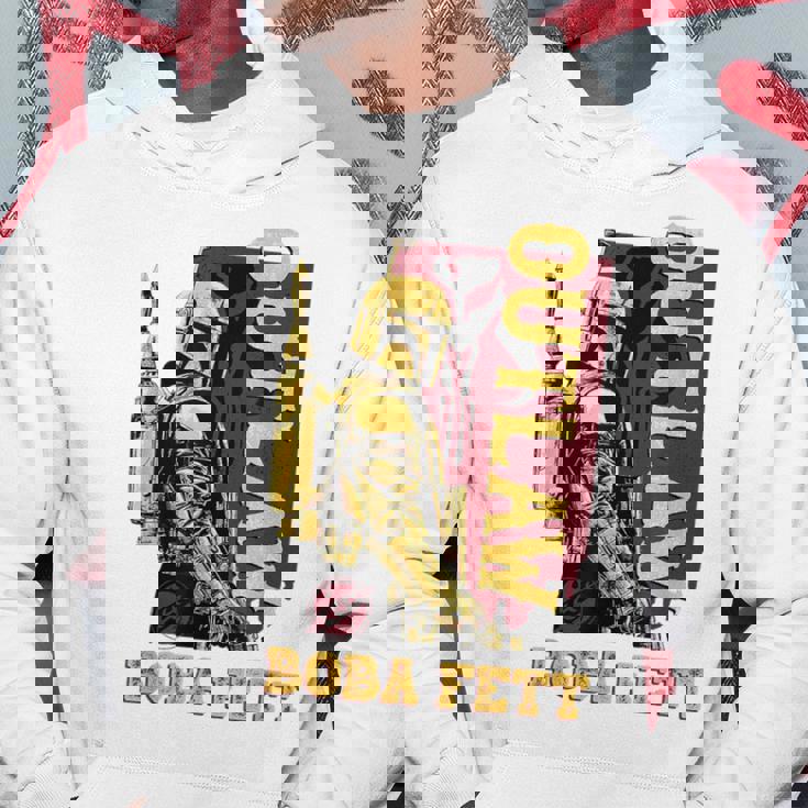 スターウォーズ ボバ・フェットの本 アウトロー 叙事詩 レトロ ポートレート パーカー 面白い贈り物