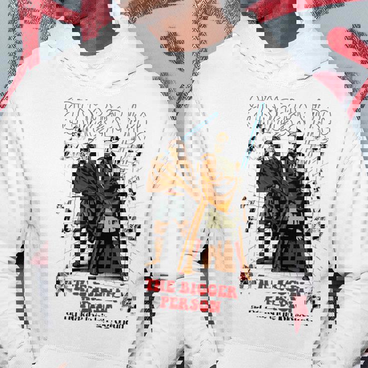 スター・ウォーズ クラシック テイク・ザ・ハイグラウンド アナキン&オビワン パーカー 面白い贈り物