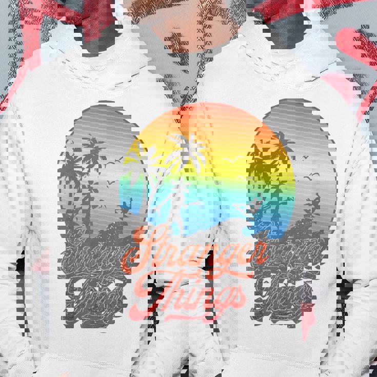 ストレンジャー・シングス サーファーボーイ ピザ デモゴルゴン カリ レトロ 80年代 パーカー 面白い贈り物