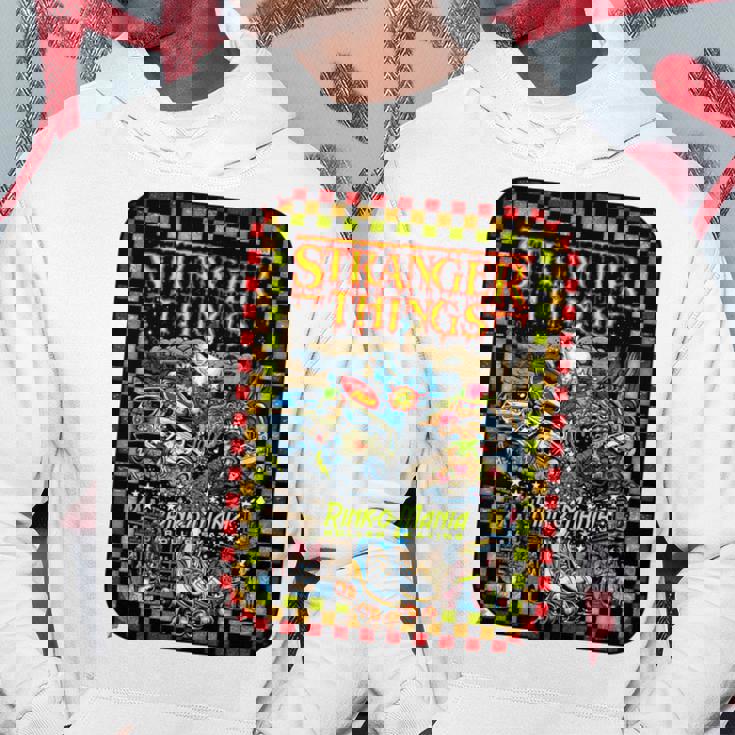 ストレンジャー・シングス プロモ コミック イレブン リンク O マニア レトロ 80年代 長袖tシャツ パーカー 面白い贈り物