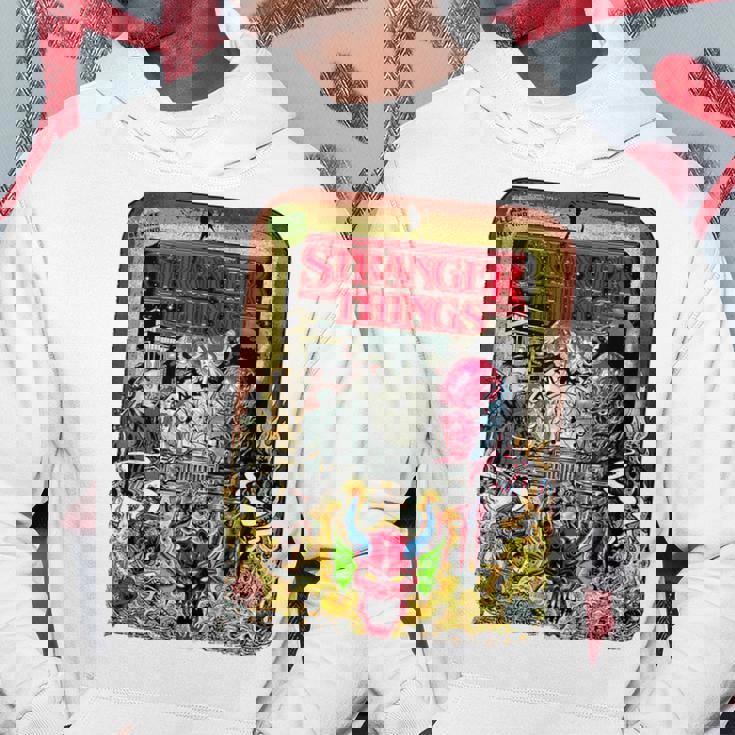 ストレンジャー・シングス プロモコミック The Partyecna セピア ヴィンテージ パーカー 面白い贈り物