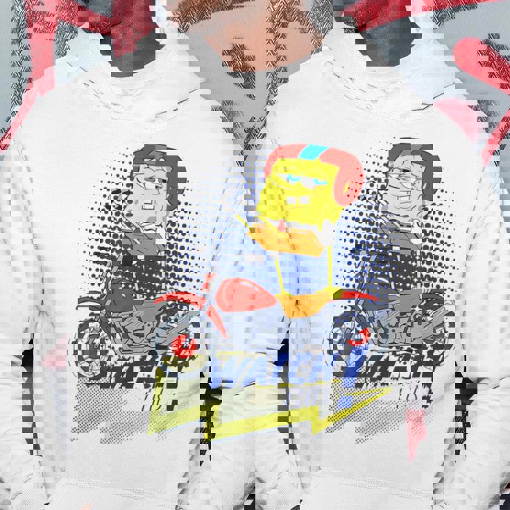 スポンジボブ スクエアパンツ スポンジボブ Watch This パーカー 面白い贈り物