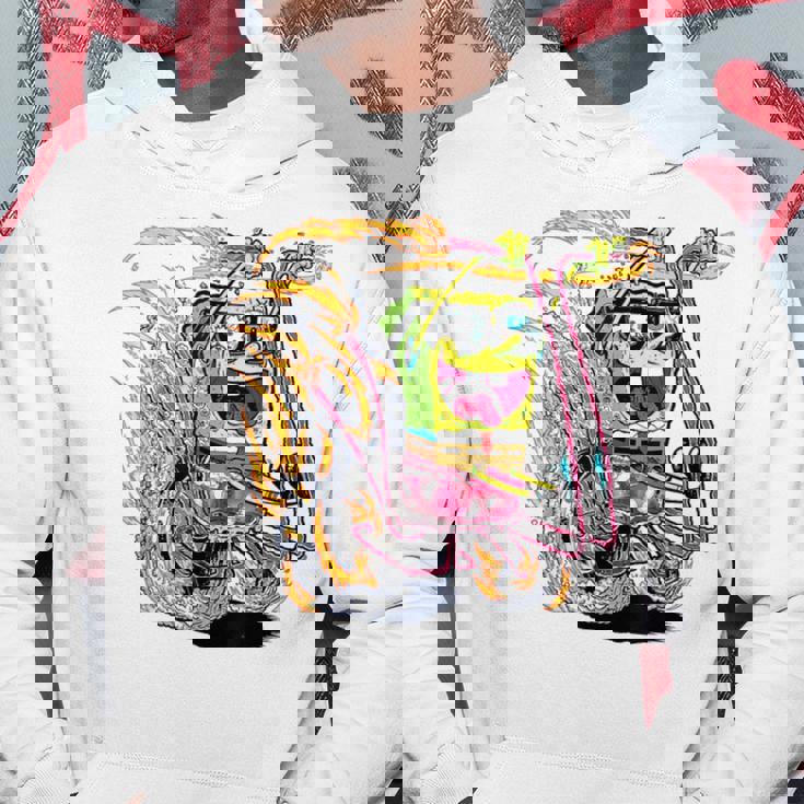 スポンジボブ スクエアパンツ スポンジボブ コミックバイク パーカー 面白い贈り物