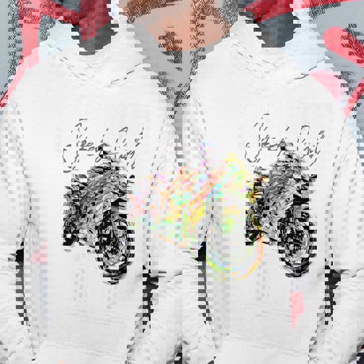 スーパースポーツ バイク レーシング バイク レーシング バックプリント バイク パーカー 面白い贈り物