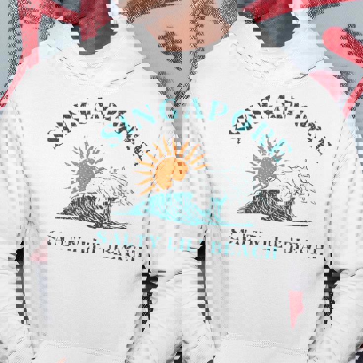 ソルティ リル ビーチ シンガポール 旅行 お土産 シンガポール パーカー 面白い贈り物