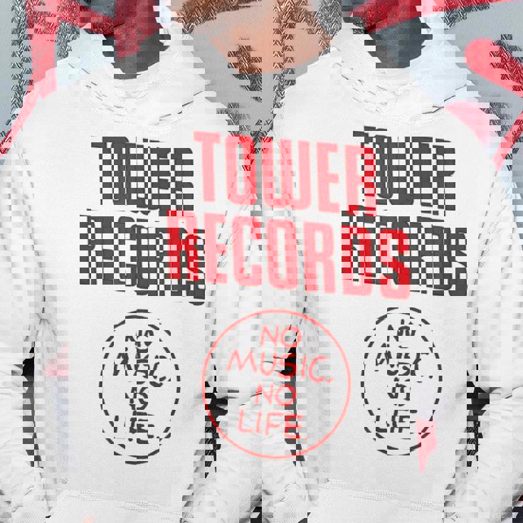 タワーレコード 音楽 レトロ ヴィンテージ 生活 パーカー 面白い贈り物