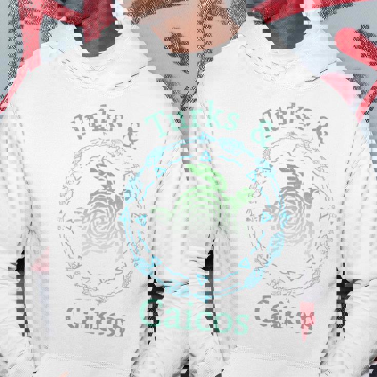 タークス・カイコス島 シャツ ヴィンテージ トライバル カメ 長袖tシャツ パーカー 面白い贈り物