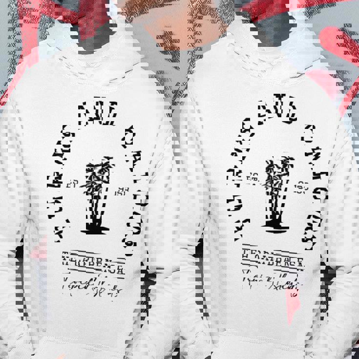 タークス・カイコス諸島カリブ海諸島旅行 長袖tシャツ パーカー 面白い贈り物