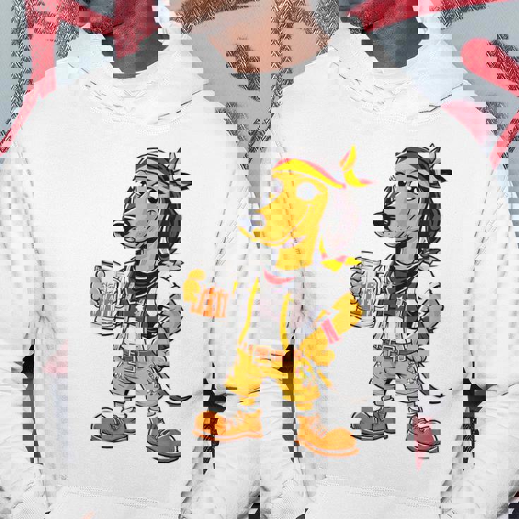 ダックスフント ドイツ服 オクトーバーフェスト レーダーホーゼン メンズ 乾杯 パーカー 面白い贈り物