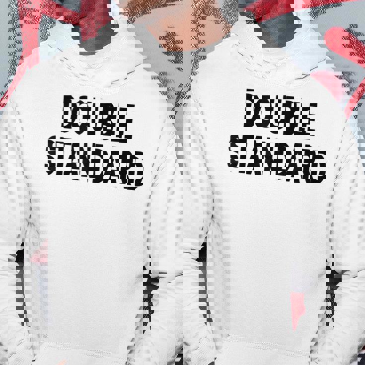 ダブルスタンダード パーカー 面白い贈り物