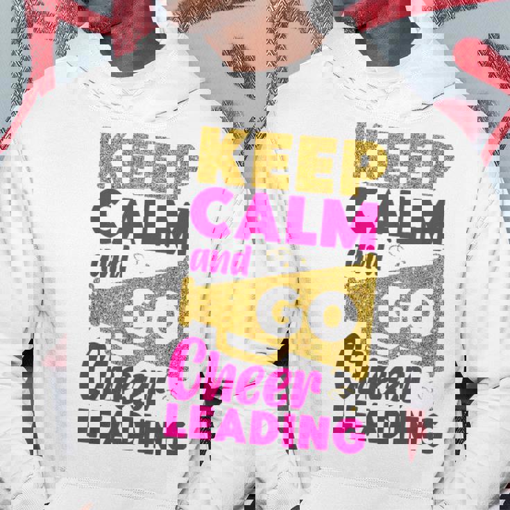 チア チアリーディング Keep Calm And Go チアリーディング パーカー 面白い贈り物