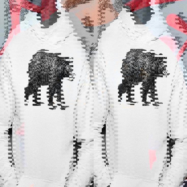 ツキノワグマ 動物愛好家 野生動物 自然 ハイキング ギフト パーカー 面白い贈り物