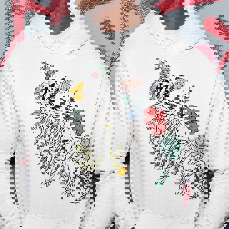 ティラノサウルス 恐竜 骨格 化石 古生物学 パーカー 面白い贈り物