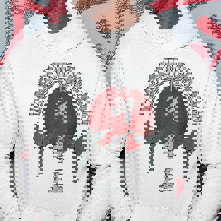 テコンドーサンライズ テコンドーファイター Tkdバックプリント パーカー 面白い贈り物