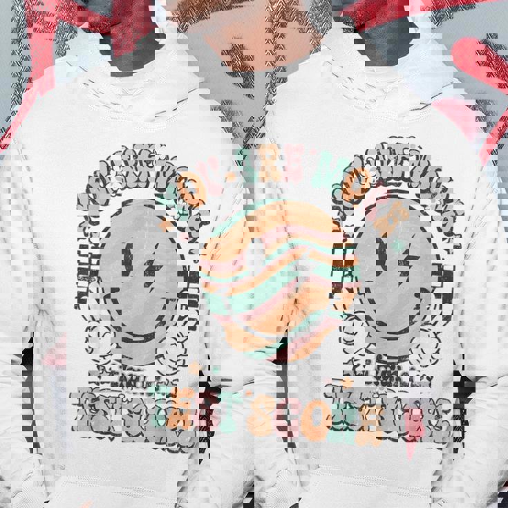 テスト先生 グルーヴィースマイル あなたはテスト結果以上のものです パーカー 面白い贈り物