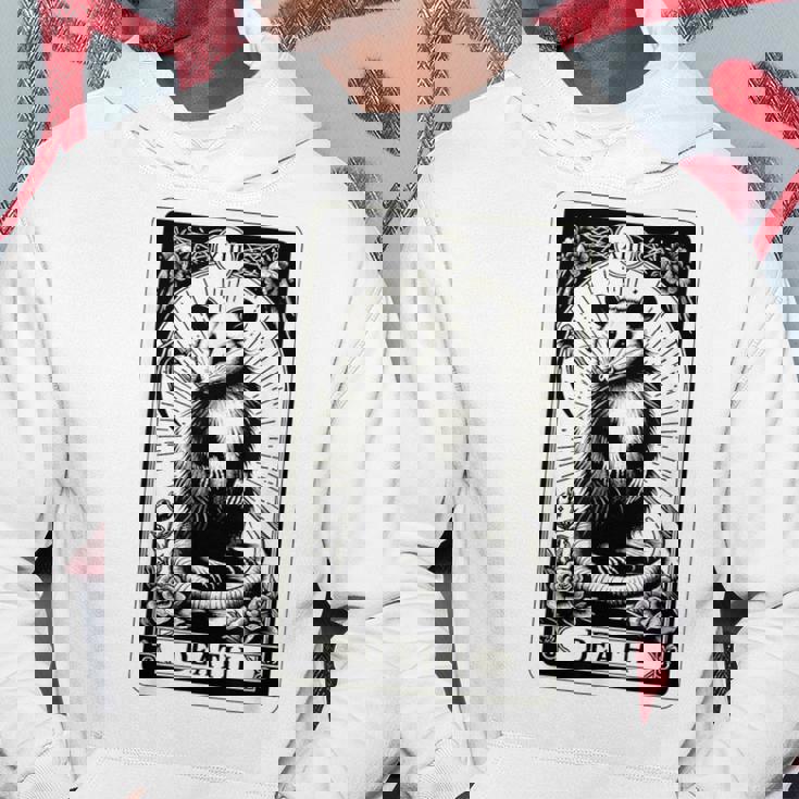 デス・ポッサム・タロット・カード 死神 ゴス ブラッククラフト オポッサム パーカー 面白い贈り物