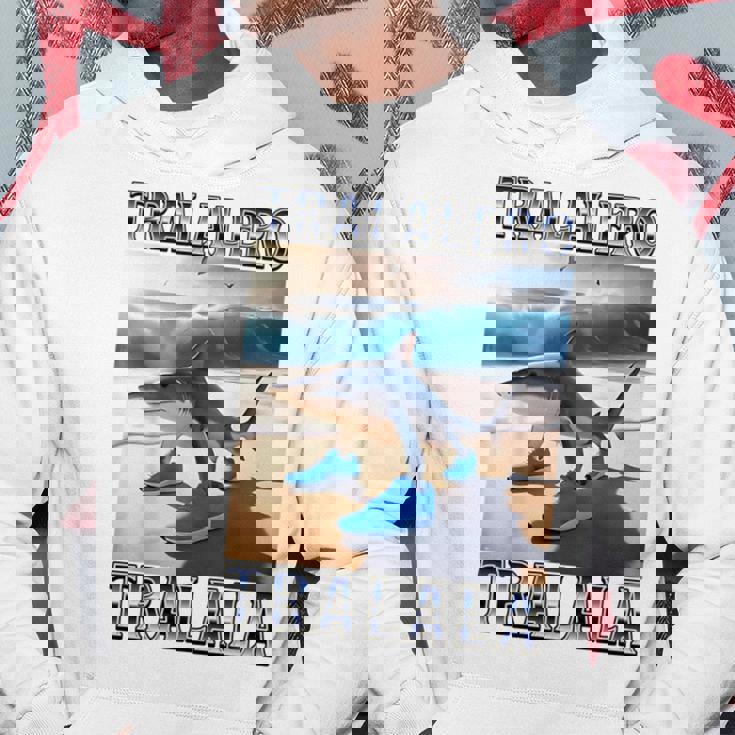 トララレロトララーラ-イタリアンブレインロットミーム 長袖tシャツ パーカー 面白い贈り物