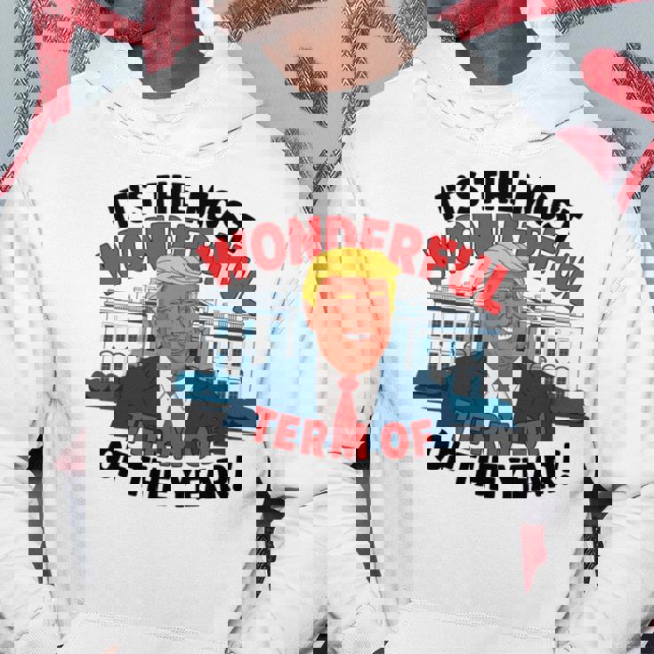 トランプ 今年一番素晴らしい用語 クリスマス 長袖tシャツ パーカー 面白い贈り物