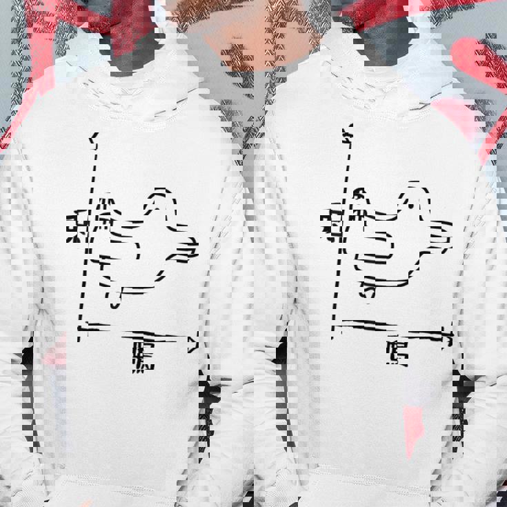 トリックアート うさぎとカモ 兎と鴨 おもしろデザイン だまし絵 兎 鴨 グラフ パーカー 面白い贈り物