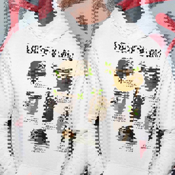 ナマケモノ 面白い動物 キュート ナマケモノ 恋人 ギフト パーカー 面白い贈り物