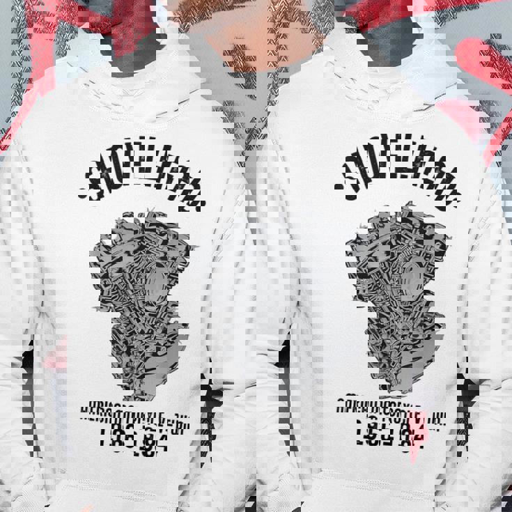 ノベルティ ショベルヘッド オートバイ愛好家 夫 おじいちゃん パーカー 面白い贈り物